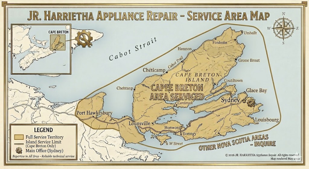 CBRM Service Area Map